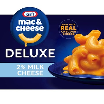 Kraft Macaroni & Cheese Dinner with Sauce made from 2% Milk Cheese