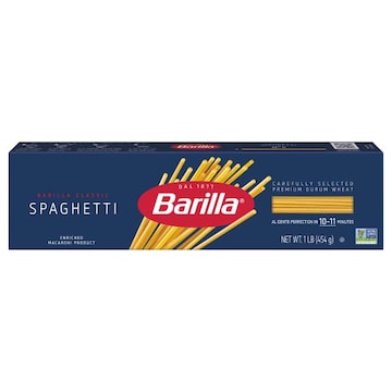 Barilla Spaghetti - Non-GMO Pasta Made with Durum Wheat Semolina & Kosher Certified