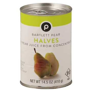 Publix Bartlett Pear Halves, in Pear Juice from Concentrate