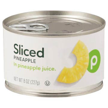 Publix Pineapple, in Pineapple Juice, Sliced