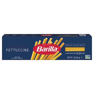 Barilla Fettuccine - Non-GMO Pasta Made with Durum Wheat Semolina & Kosher Certified Pasta