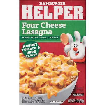 Hamburger Helper Four Cheese Lasagna, Robust Tomato & Herb Flavor