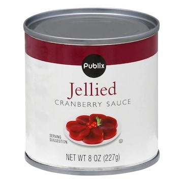 Publix Cranberry Sauce, Jellied