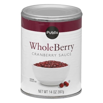 Publix Cranberry Sauce, Whole Berry