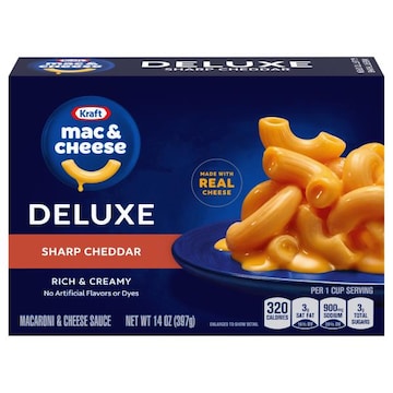 Kraft Deluxe Sharp Cheddar Mac & Cheese