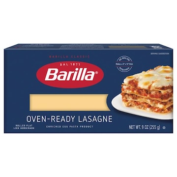 Barilla Oven-Ready Lasagne - Pasta Made with Durum Wheat Semolina & Kosher Certified Pasta