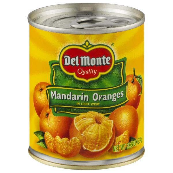 Del Monte Mandarin Oranges, in Light Syrup Publix Super Markets