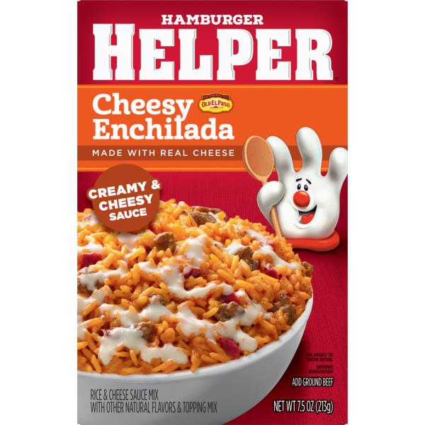 Hamburger Helper Rice & Cheese Sauce Mix, Cheesy Enchilada