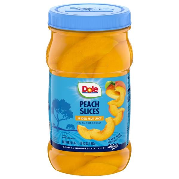 Dole Peach Slices, in 100% Fruit Juice | Publix Super Markets