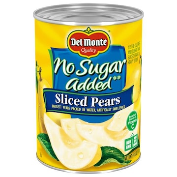 Del Monte No Sugar Added Sliced Pears
