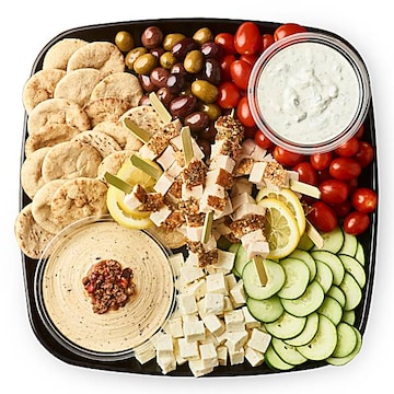 Boar's Head Taste of Greece Hummus Platter, Medium