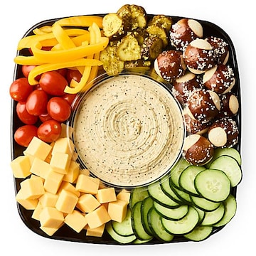 Boar's Head Everything and the Bagel Hummus Platter, Medium