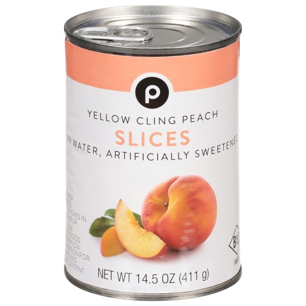 Publix Peach Slices in Water, Yellow Cling | Publix Super Markets