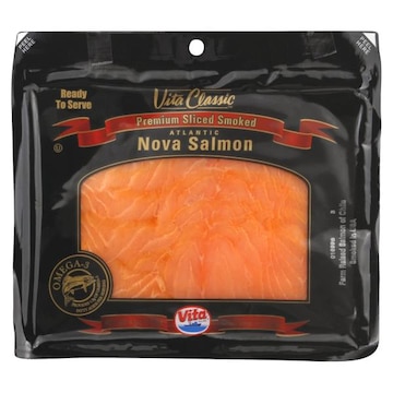 Vita Salmon, Atlantic Nova, Premium, Smoked, Sliced