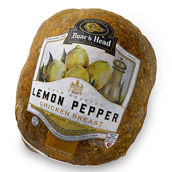 Boar's Head Lemon Pepper OvenRoasted Chicken Breast Publix Super Markets