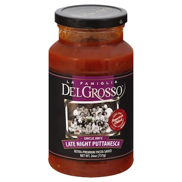 DelGrosso Pasta Sauce, Ultra-Premium, Uncle Jim's Late Night Puttanesca