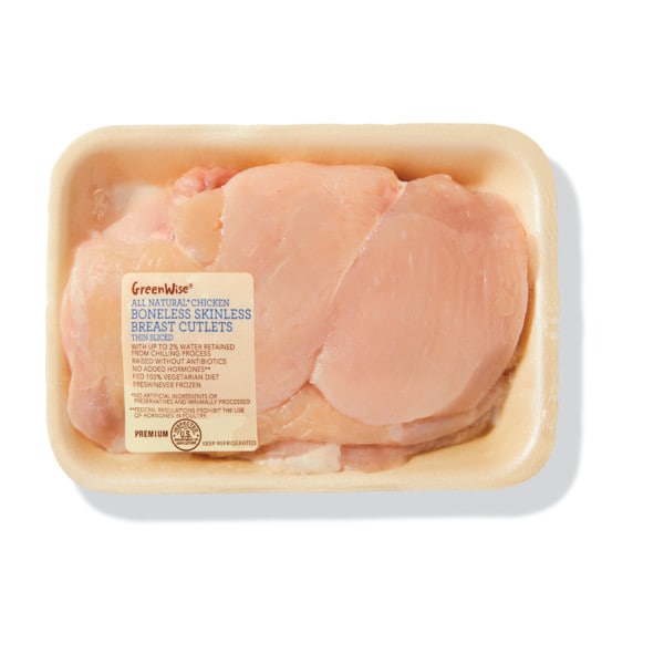GreenWise Chicken Cutlets, USDA Premium, Raised Without Antibiotics