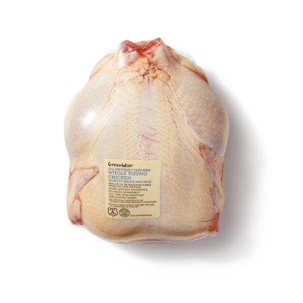 GreenWise Whole Young Chicken, USDA Grade a, Raised Without
