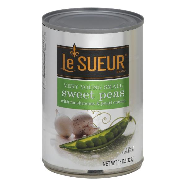 Le Sueur Very Young Small Sweet Peas with Mushrooms & Pearl Onions