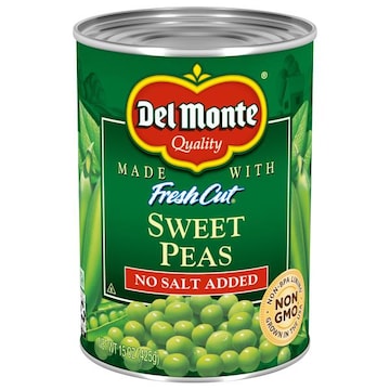 Del Monte Fresh Cut No Salt Added Sweet Peas