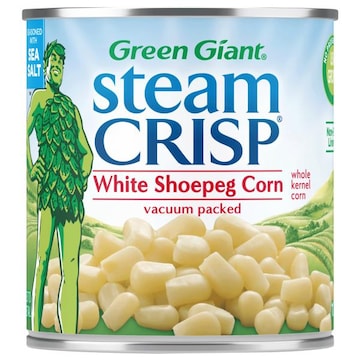 Green Giant Steam Crisp Corn, White Shoepeg, Whole Kernel