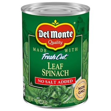 Del Monte Fresh Cut No Salt Added Leaf Spinach