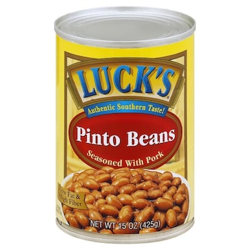 Luck's Pinto Beans, Seasoned with Pork