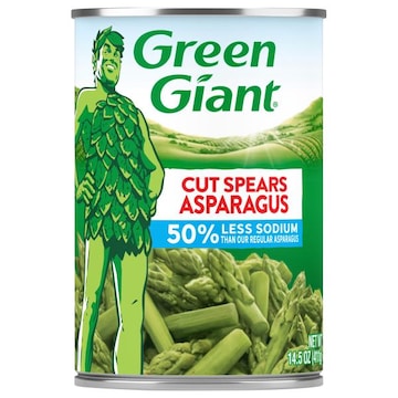Green Giant Asparagus, 50% Less Sodium, Cut Spears