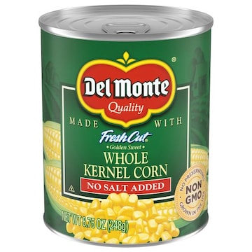 Del Monte Fresh Cut No Salt Added Golden Sweet Whole Kernel Corn