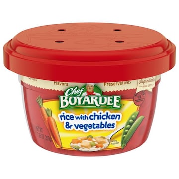 Chef Boyardee Rice with Chicken and Vegetables