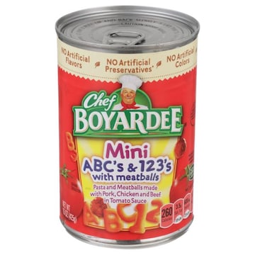 Chef Boyardee Pasta & Meatballs, ABC's & 123's, Mini