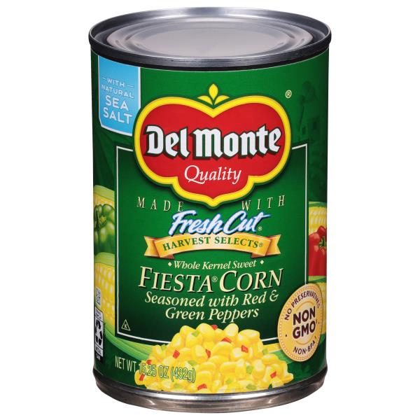Del Monte FreshCut Fiesta Corn, Whole Kernel Sweet, Harvest Selects