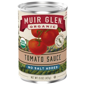 Muir Glen Organic No Salt Added Tomato Sauce