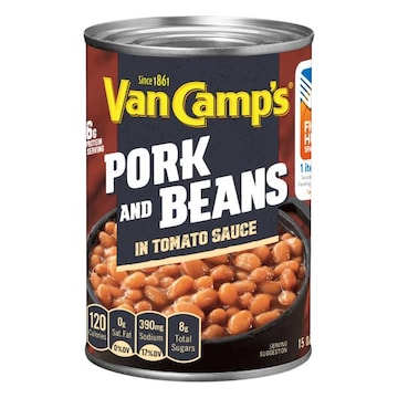 Van Camp's Pork and Beans, in Tomato Sauce