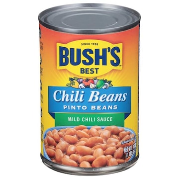 Bush's Best Pinto Beans, Mild Chili Sauce, Chili Beans