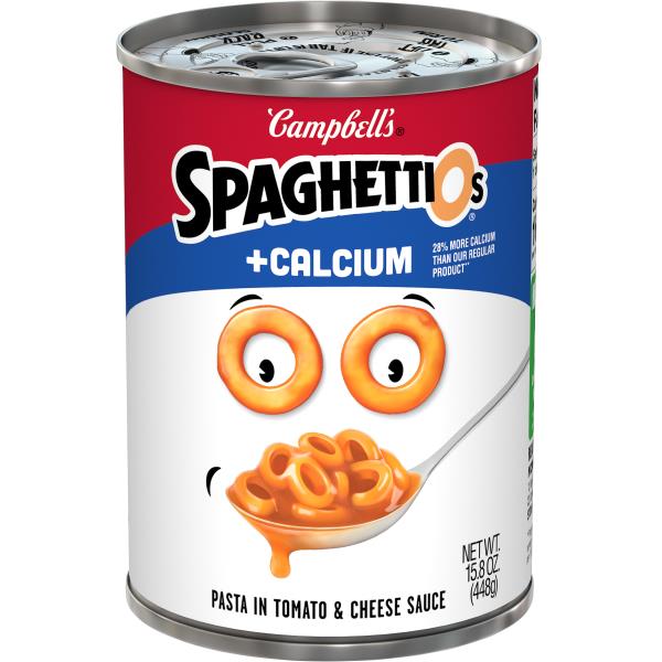 Campbell's® SpaghettiOs® Canned Pasta Plus Calcium | Publix Super Markets