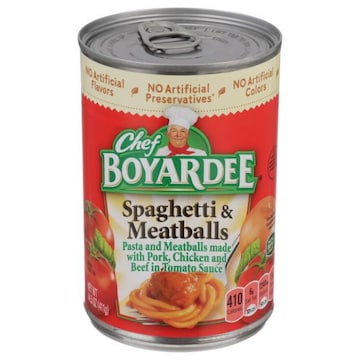 Chef Boyardee Spaghetti and Meatballs