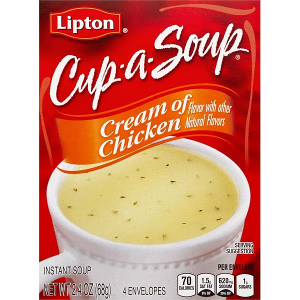 Lipton Cup-a-Soup Instant Soup, Cream of Chicken | Publix Super