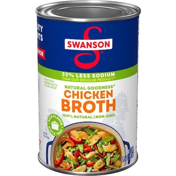Swanson® Natural Goodness® 100% Natural, 33% Less Sodium Chicken Broth