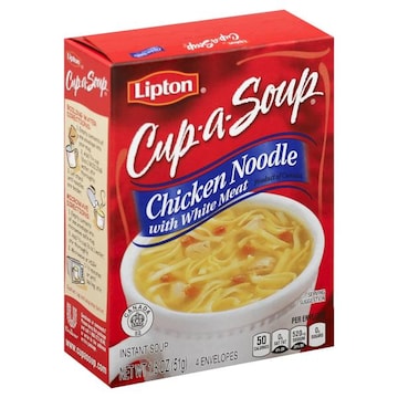 Lipton Cup-a-Soup Soup, Instant, Chicken Noodle with White Meat