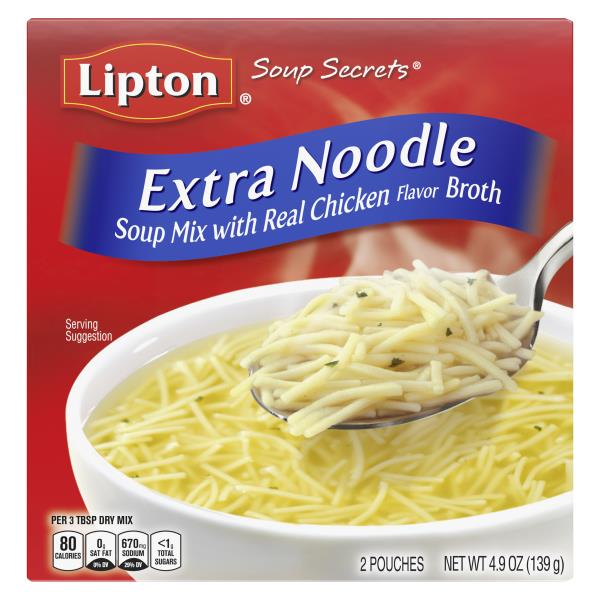 Lipton Soup Secrets Soup Secrets Instant Soup Mix Extra Noodle | Publix ...