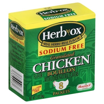 Herb-Ox Bouillon, Sodium Free, Chicken Flavor, Granulated, 8 Pack