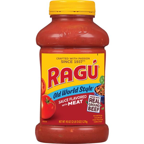Ragu Old World Style Sauce Flavored with Meat, Perfect for Italian