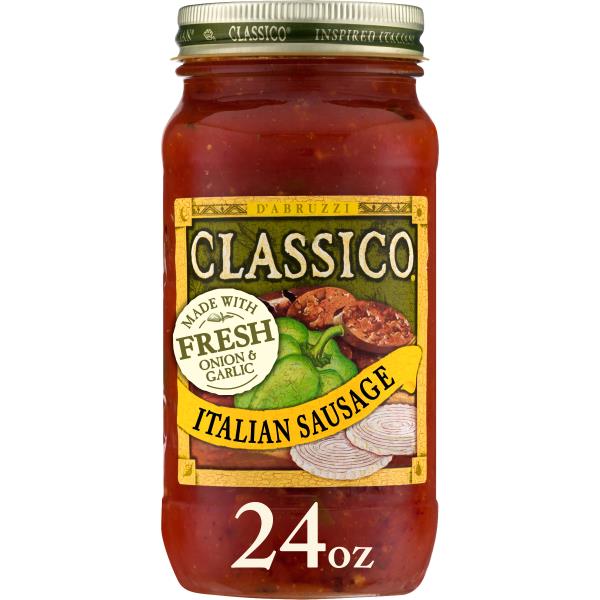 Classico Italian Sausage Pasta Sauce with Peppers & Onions Publix