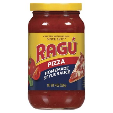 Ragu Pizza Homemade Style Pizza Sauce, Perfect for Quick and Easy Italian Pizza at Home, 14 OZ