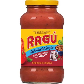 Ragu Old World Style Pasta Sauce Flavored with Meat, 24 OZ
