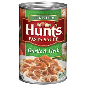 Hunt's Pasta Sauce, Garlic & Herb, Premium