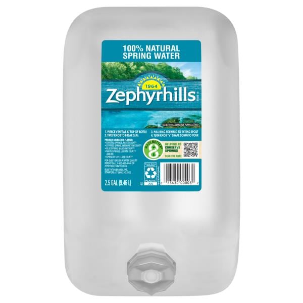 Zephyrhills Spring Water, 100 Natural Publix Super Markets
