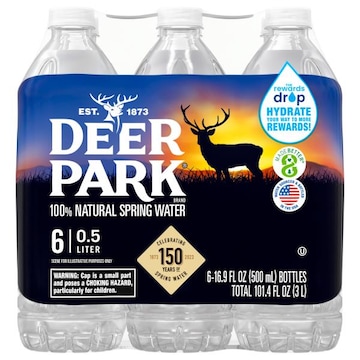 Deer Park Spring Water, 100% Natural