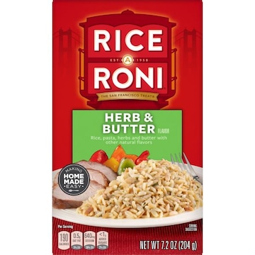 Rice-A-Roni Rice Pasta Herb & Butter Flavor 7.2 Oz